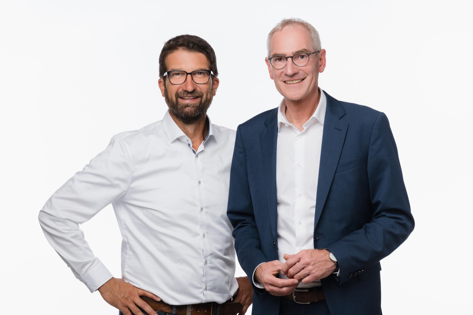 Jürgen Pallaske und Robert Jansen (c) Bischöfliches Gymnasium St. Ursula Geilenkirchen (Dominik Fröls) Jürgen Pallaske und Robert Jansen